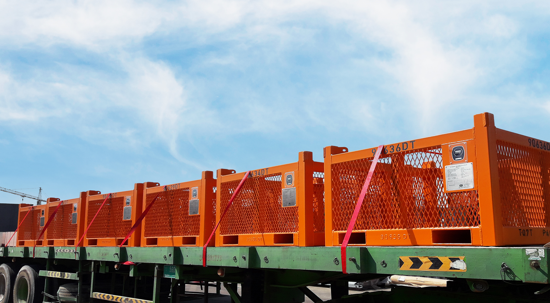 10ft offshore basket containers in Dubai