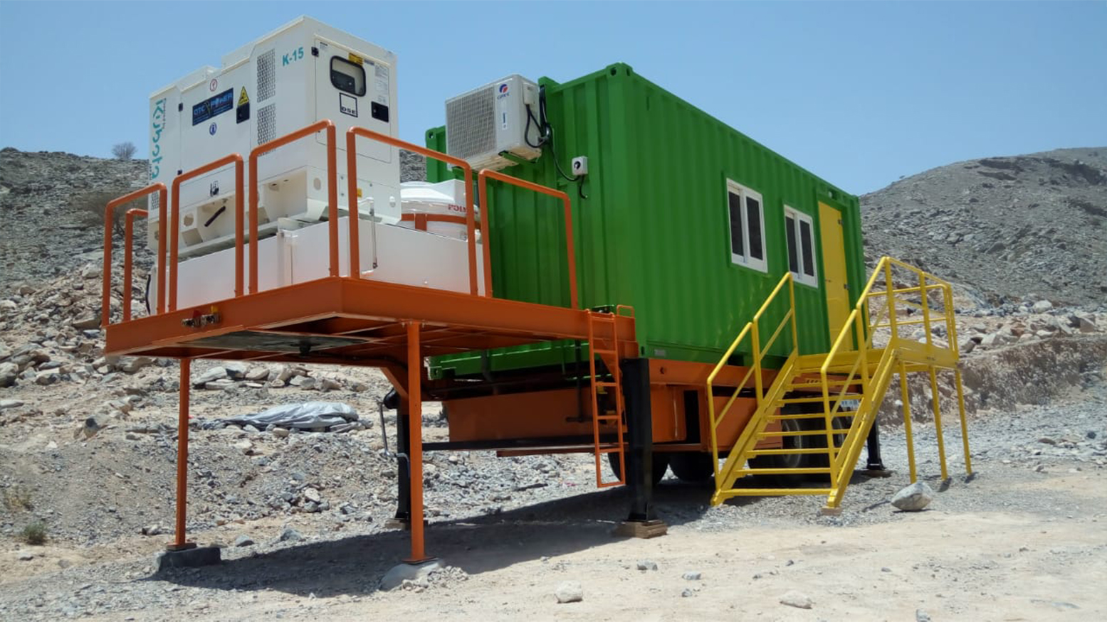 Security outpost container conversion