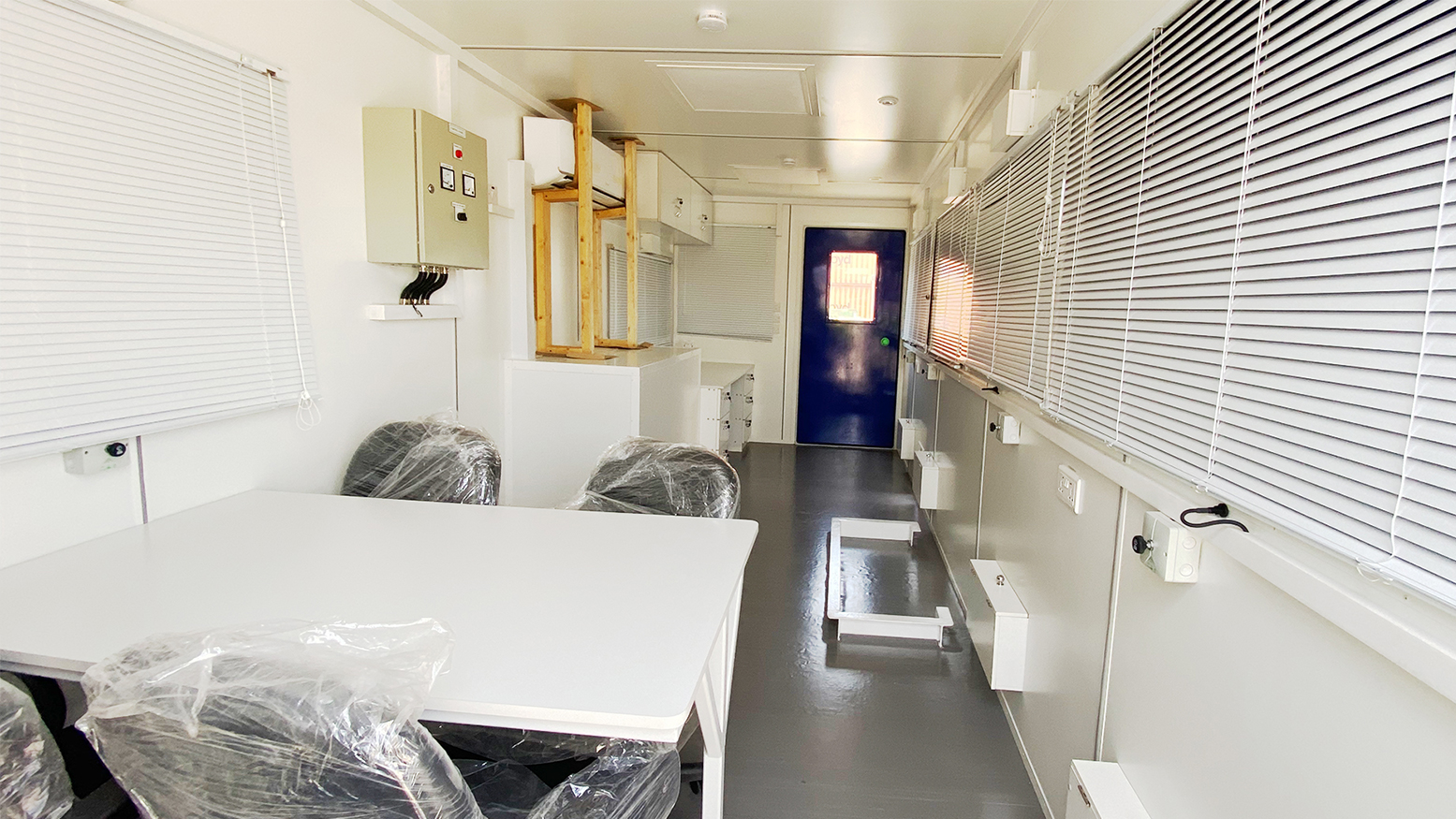 Interior of DNV certified offshore office container