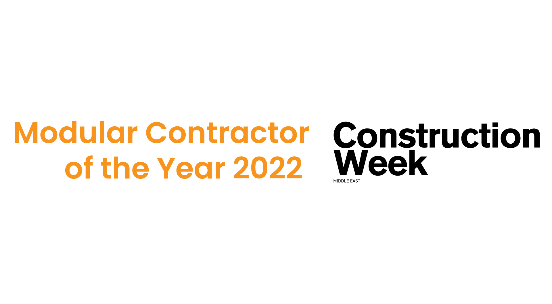 Modular Contractor of the Year Award winner